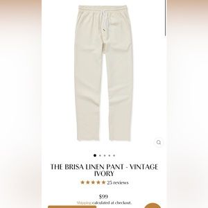 Dandy Del Mar - Men’s Brisa linen pant